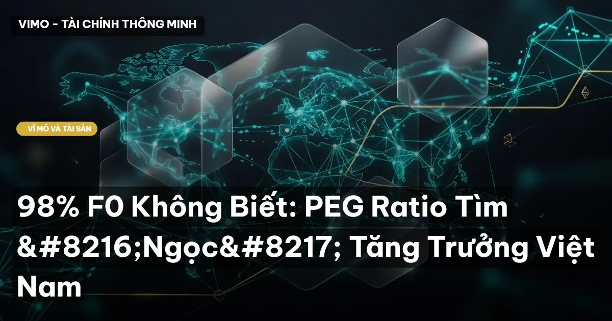 98% F0 Không Biết: PEG Ratio Tìm ‘Ngọc’ Tăng Trưởng Việt Nam