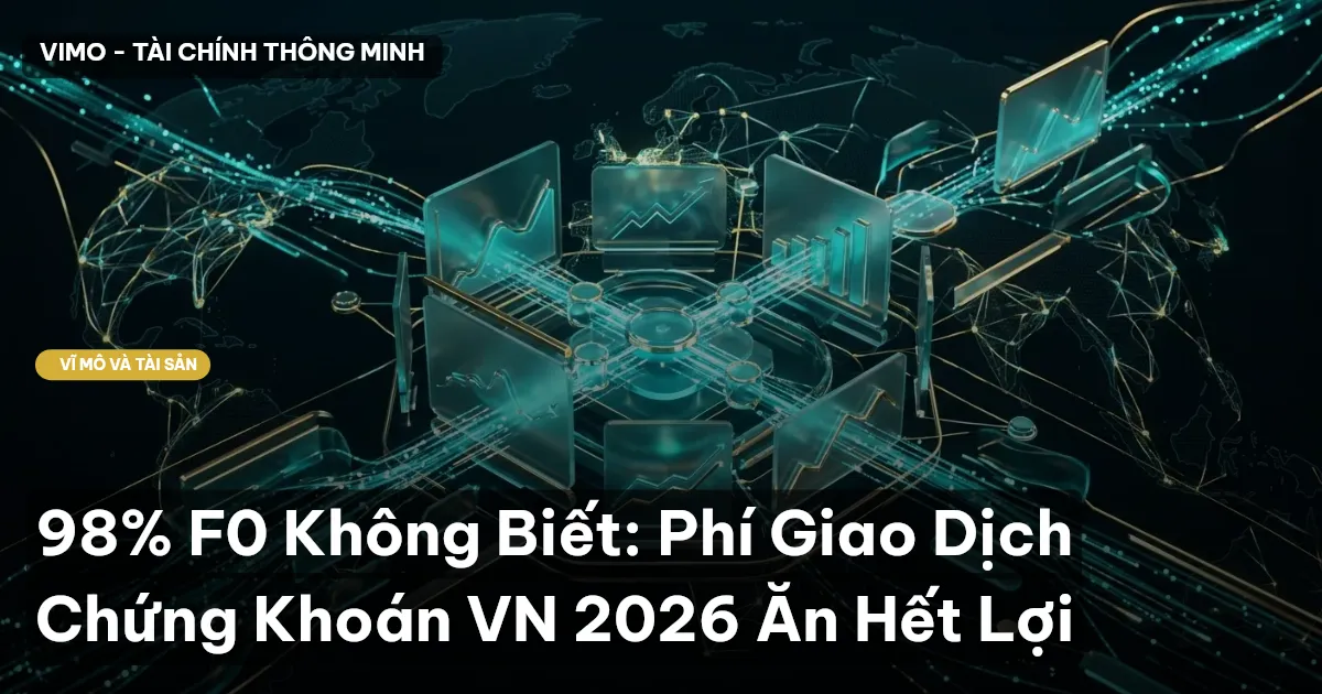 98% F0 Không Biết: Phí Giao Dịch Chứng Khoán VN 2026 Ăn Hết Lợi