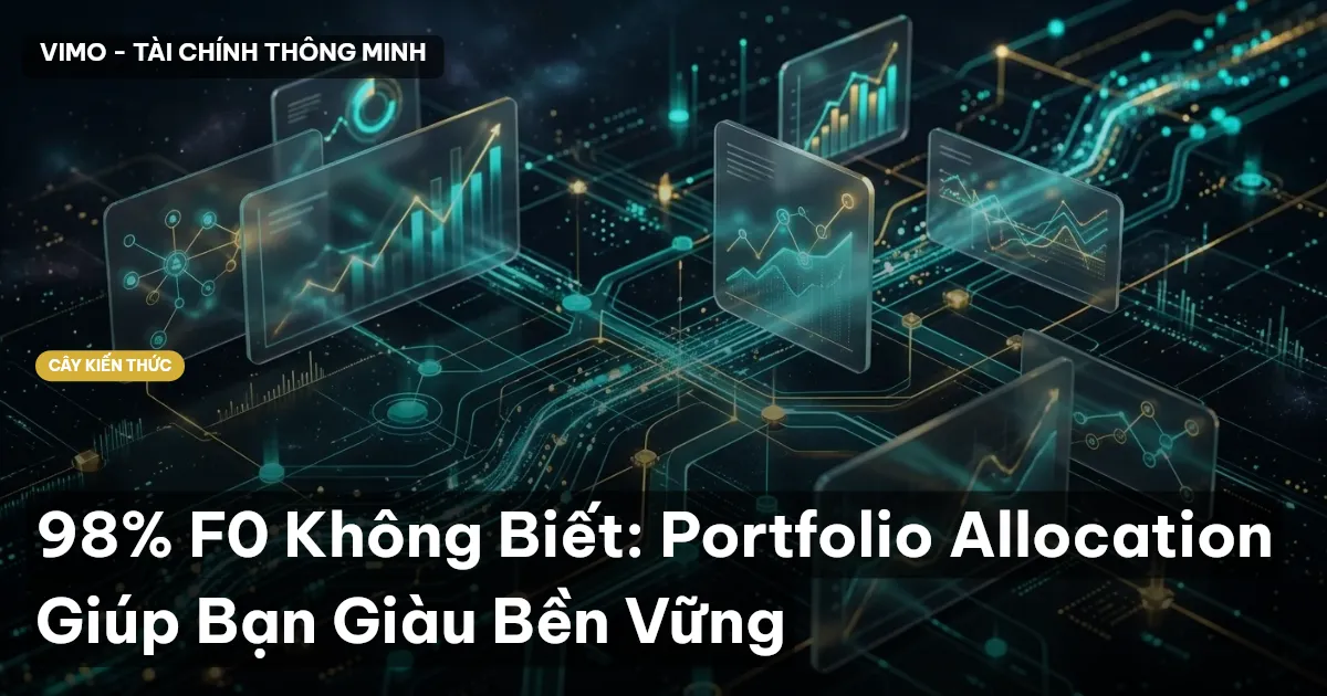 98% F0 Không Biết: Portfolio Allocation Giúp Bạn Giàu Bền Vững