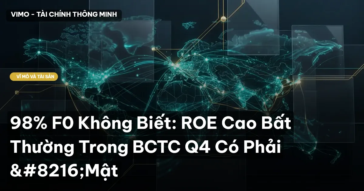 98% F0 Không Biết: ROE Cao Bất Thường Trong BCTC Q4 Có Phải 'Mật