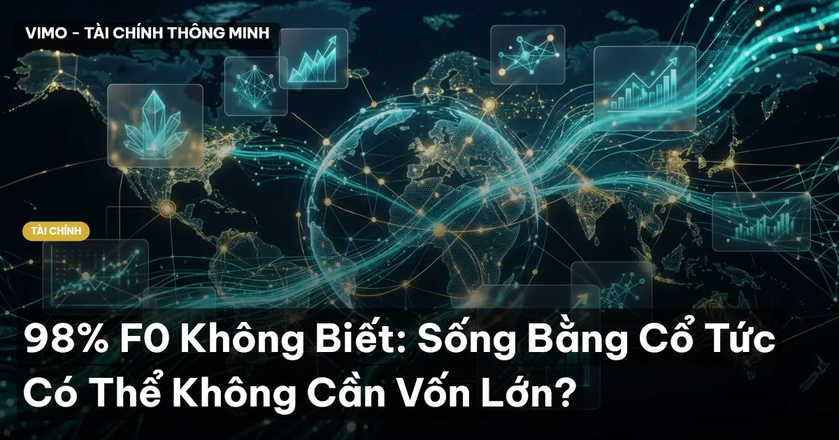 98% F0 Không Biết: Sống Bằng Cổ Tức Có Thể Không Cần Vốn Lớn?