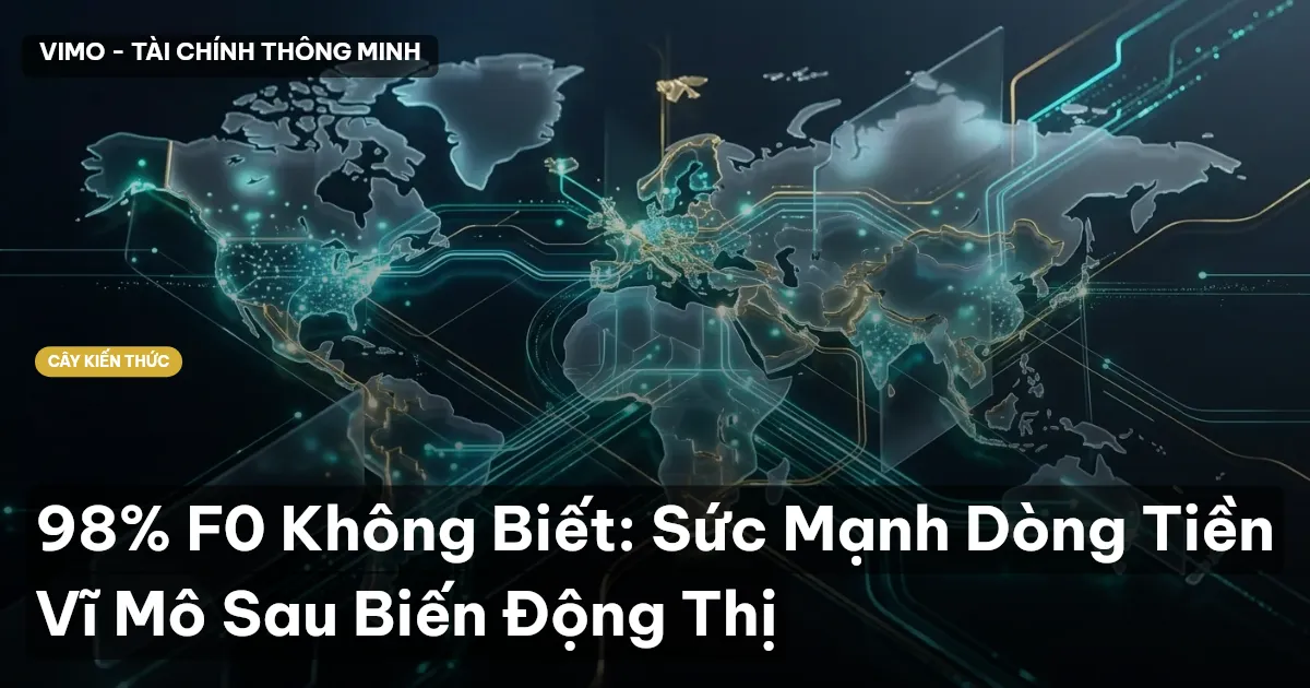 98% F0 Không Biết: Sức Mạnh Dòng Tiền Vĩ Mô Sau Biến Động Thị