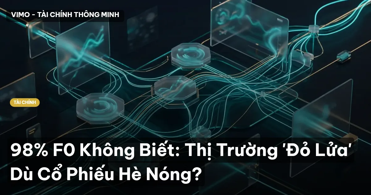 98% F0 Không Biết: Thị Trường 'Đỏ Lửa' Dù Cổ Phiếu Hè Nóng?