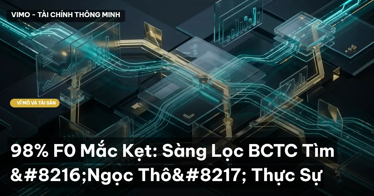 98% F0 Mắc Kẹt: Sàng Lọc BCTC Tìm ‘Ngọc Thô’ Thực Sự