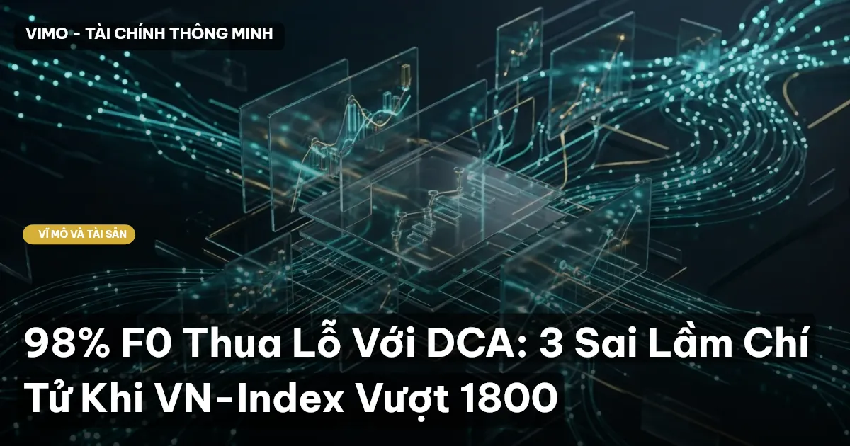 98% F0 Thua Lỗ Với DCA: 3 Sai Lầm Chí Tử Khi VN-Index Vượt 1800