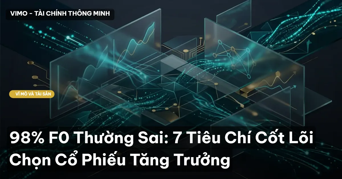 98% F0 Thường Sai: 7 Tiêu Chí Cốt Lõi Chọn Cổ Phiếu Tăng Trưởng