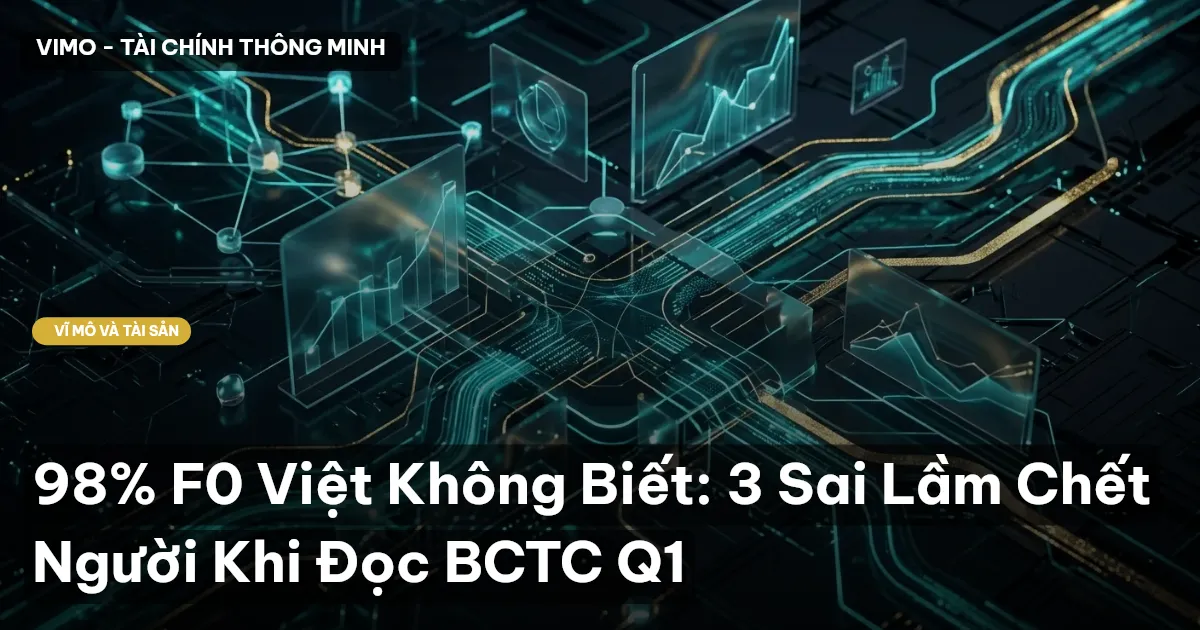 98% F0 Việt Không Biết: 3 Sai Lầm Chết Người Khi Đọc BCTC Q1