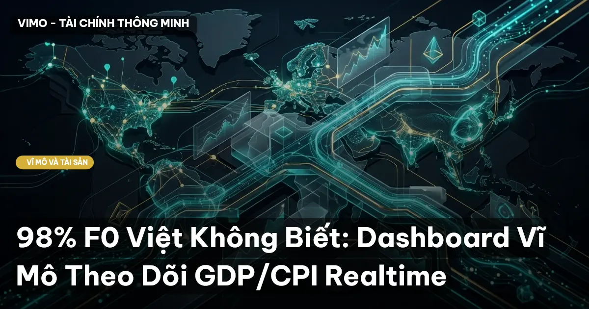 98% F0 Việt Không Biết: Dashboard Vĩ Mô Theo Dõi GDP/CPI Realtime