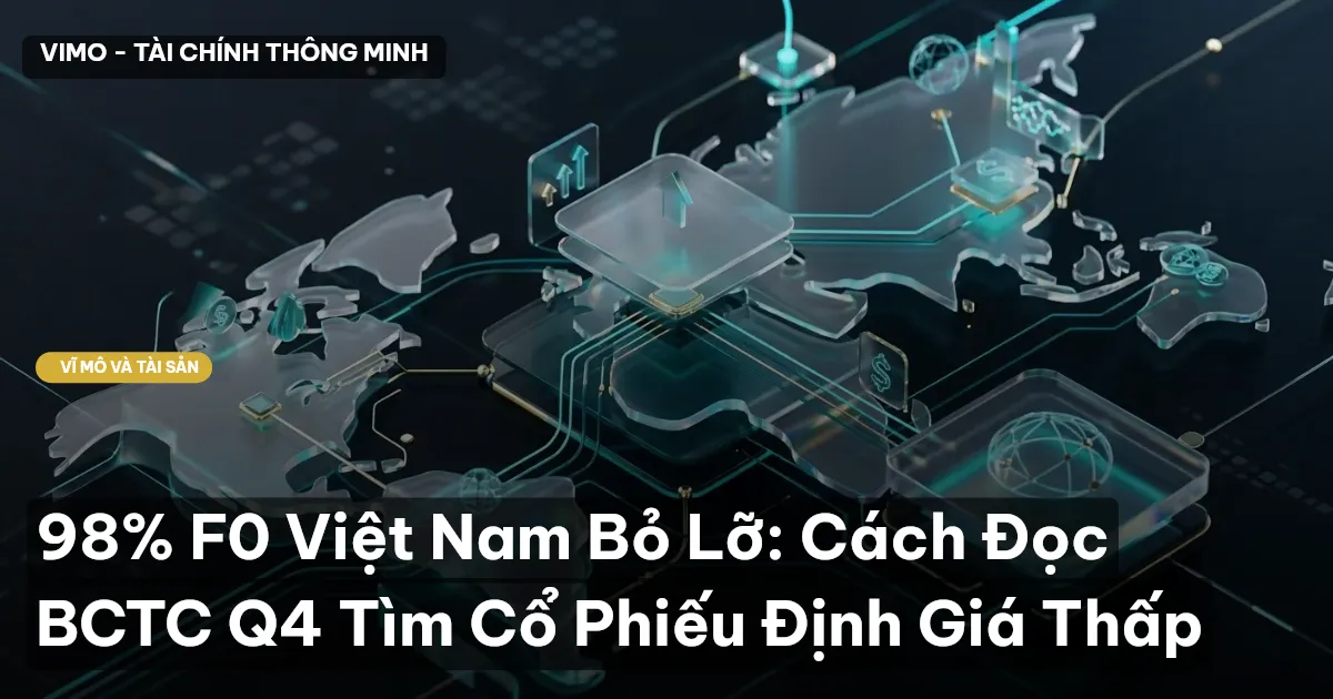 98% F0 Việt Nam Bỏ Lỡ: Cách Đọc BCTC Q4 Tìm Cổ Phiếu Định Giá Thấp