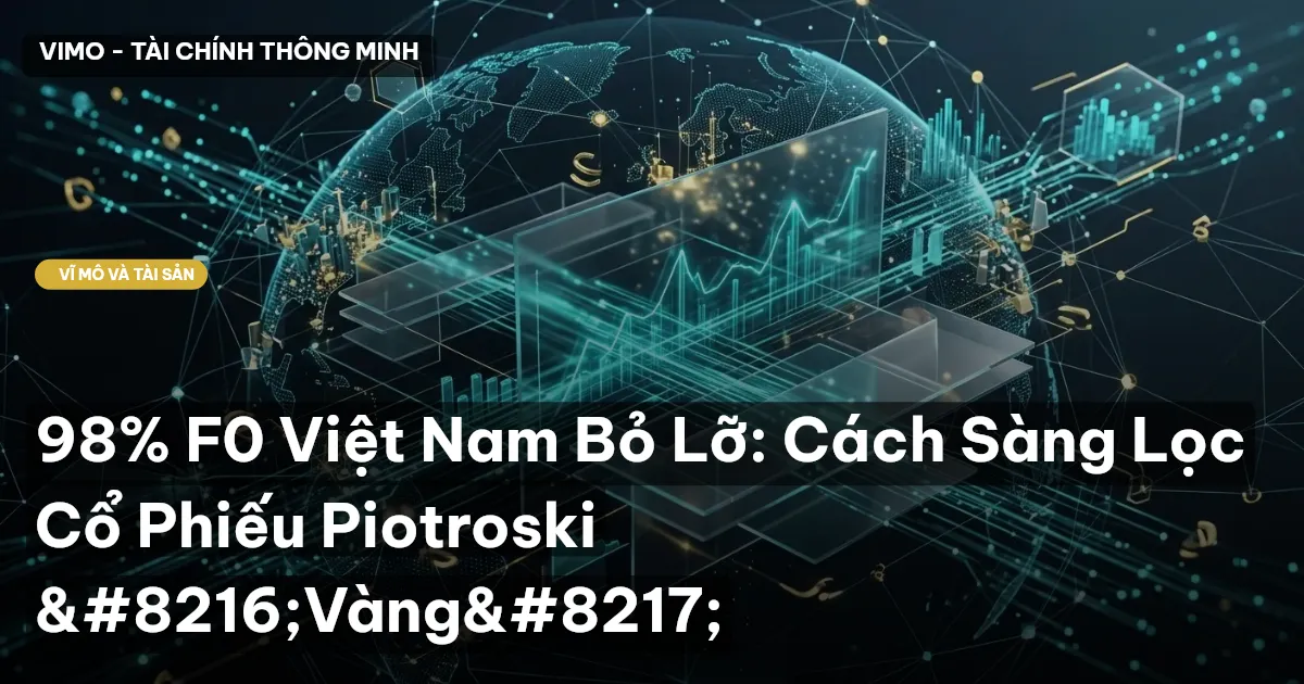 98% F0 Việt Nam Bỏ Lỡ: Cách Sàng Lọc Cổ Phiếu Piotroski 'Vàng'