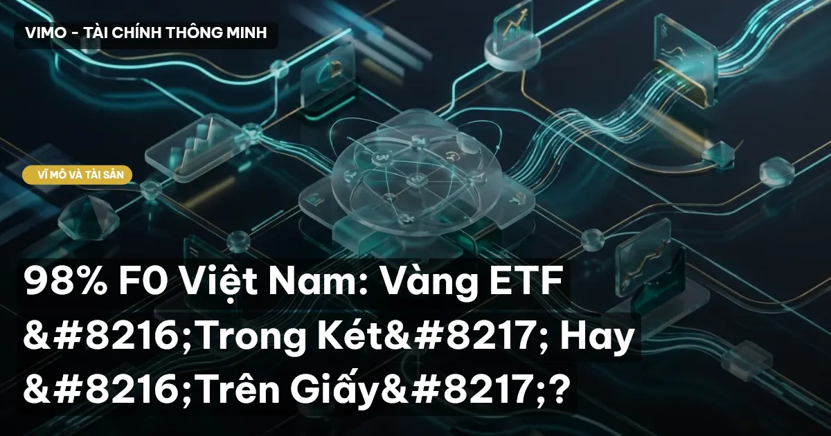 98% F0 Việt Nam: Vàng ETF 'Trong Két' Hay 'Trên Giấy'?