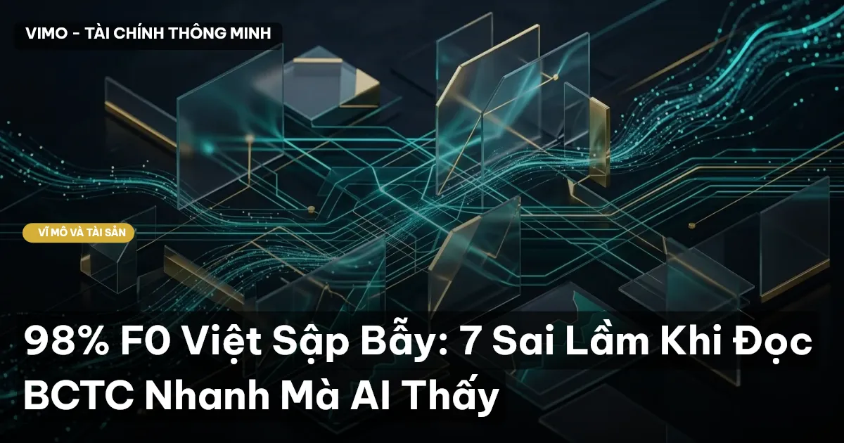 98% F0 Việt Sập Bẫy: 7 Sai Lầm Khi Đọc BCTC Nhanh Mà AI Thấy