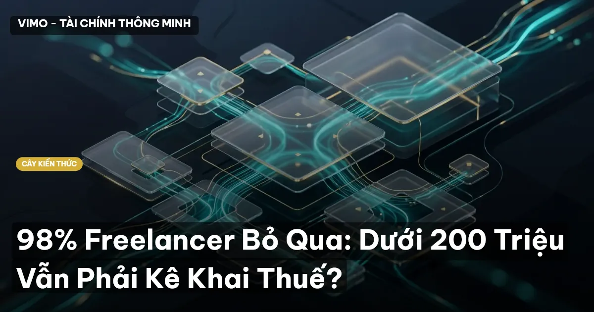98% Freelancer Bỏ Qua: Dưới 200 Triệu Vẫn Phải Kê Khai Thuế?