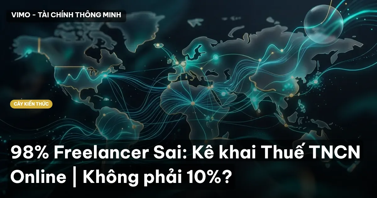 98% Freelancer Sai: Kê khai Thuế TNCN Online | Không phải 10%?