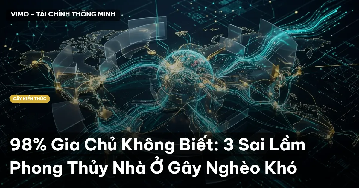 98% Gia Chủ Không Biết: 3 Sai Lầm Phong Thủy Nhà Ở Gây Nghèo Khó