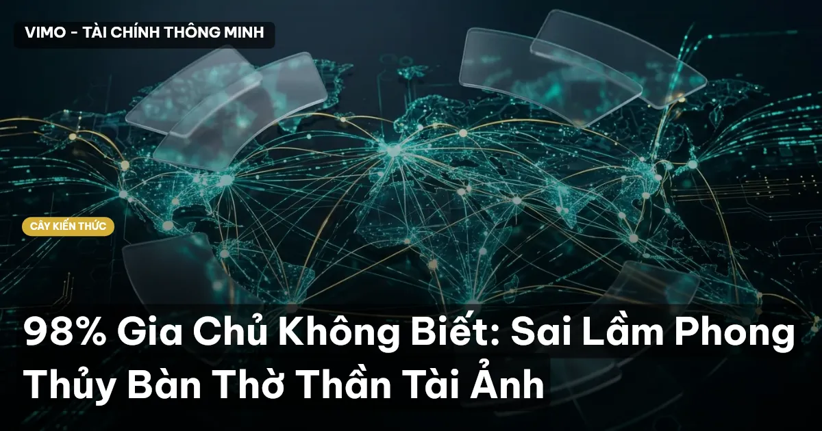 98% Gia Chủ Không Biết: Sai Lầm Phong Thủy Bàn Thờ Thần Tài Ảnh