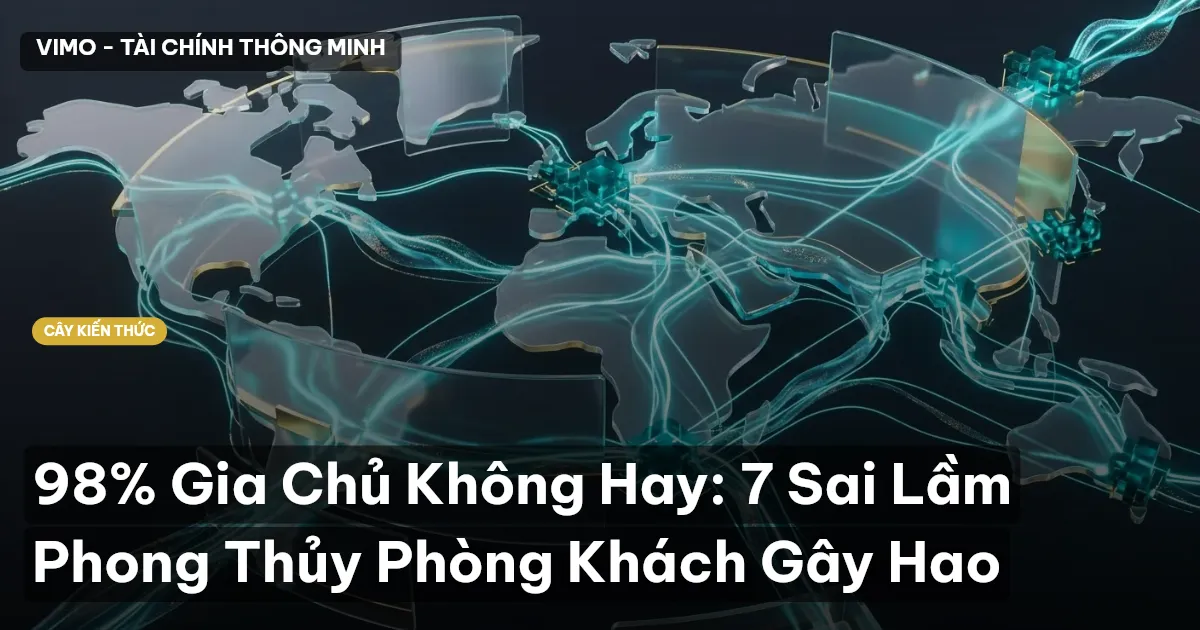 98% Gia Chủ Không Hay: 7 Sai Lầm Phong Thủy Phòng Khách Gây Hao