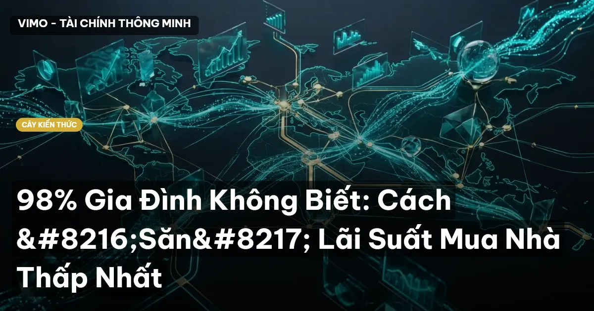 98% Gia Đình Không Biết: Cách ‘Săn’ Lãi Suất Mua Nhà Thấp Nhất