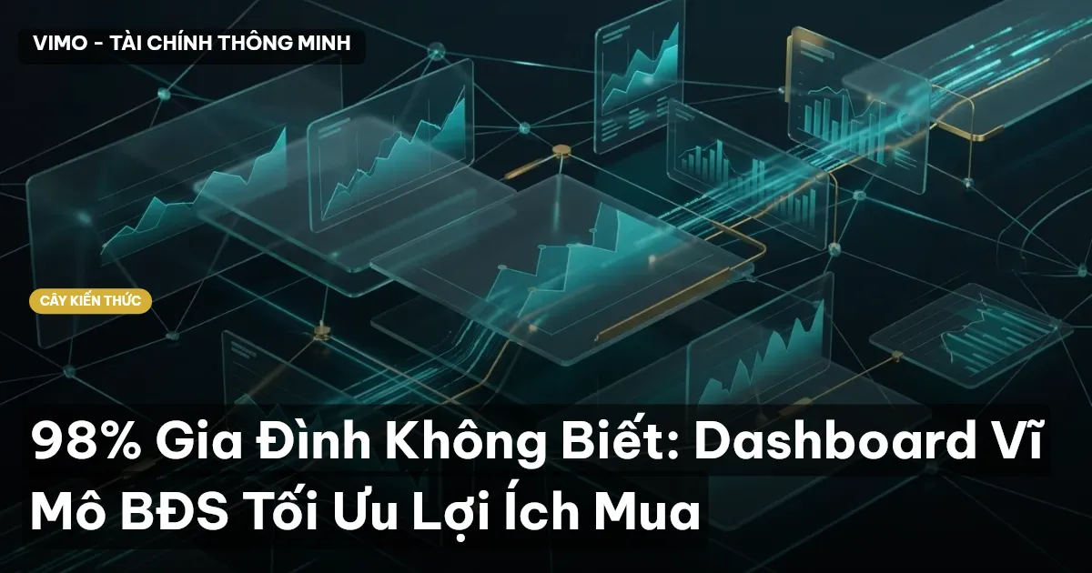 98% Gia Đình Không Biết: Dashboard Vĩ Mô BĐS Tối Ưu Lợi Ích Mua