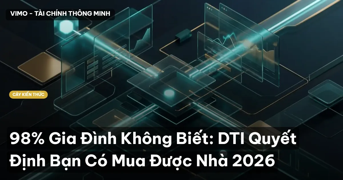 98% Gia Đình Không Biết: DTI Quyết Định Bạn Có Mua Được Nhà 2026