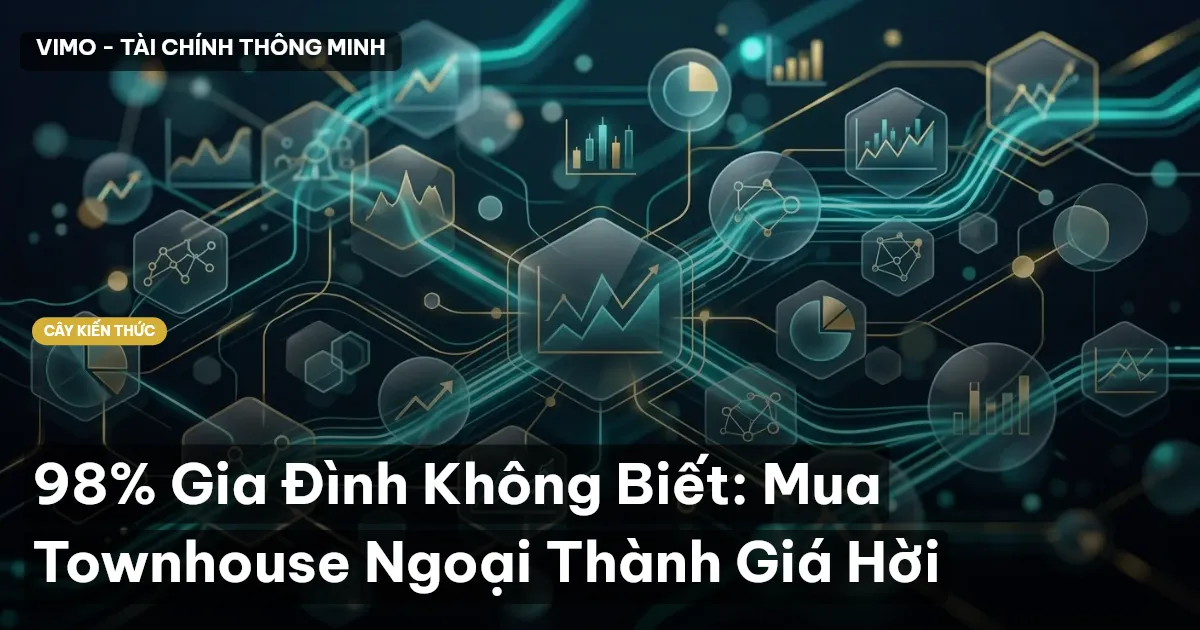 98% Gia Đình Không Biết: Mua Townhouse Ngoại Thành Giá Hời