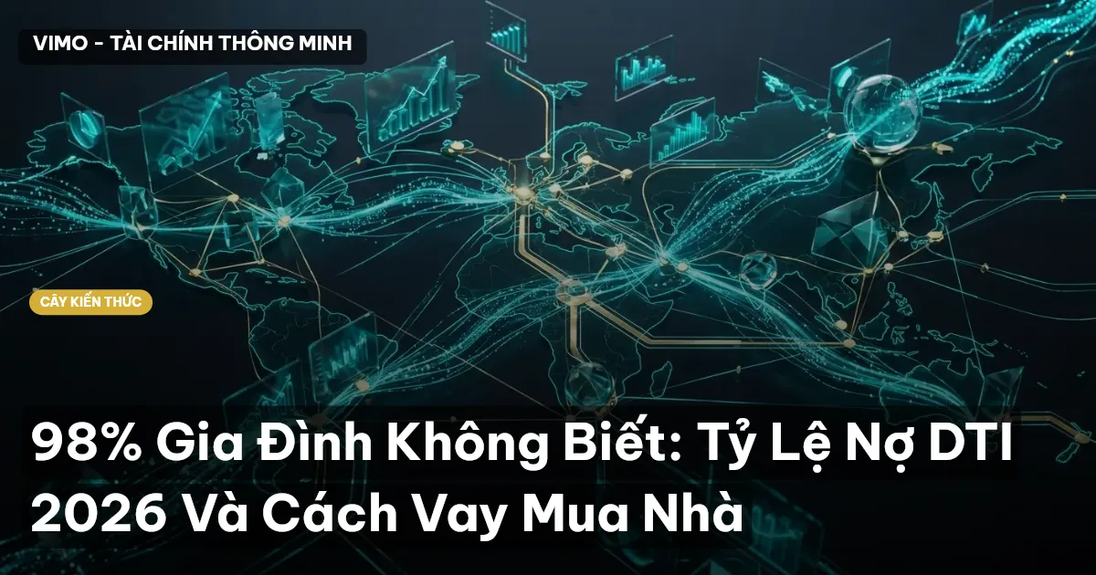98% Gia Đình Không Biết: Tỷ Lệ Nợ DTI 2026 Và Cách Vay Mua Nhà