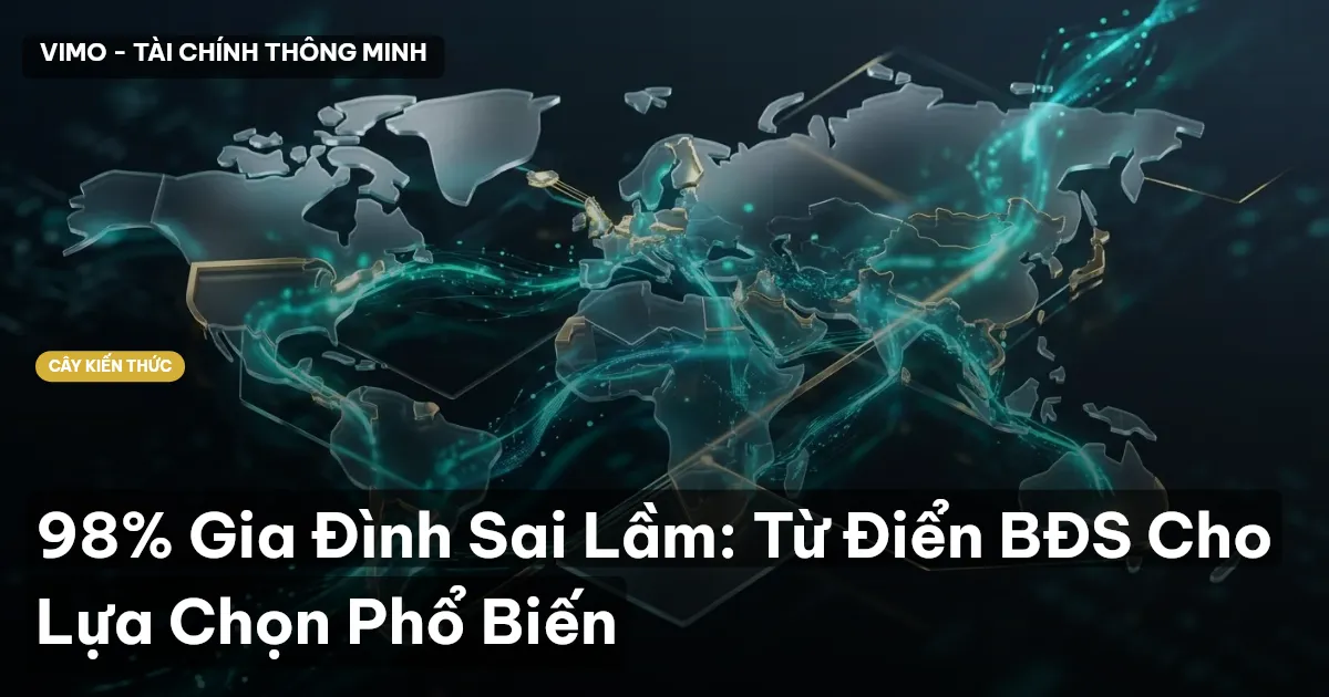98% Gia Đình Sai Lầm: Từ Điển BĐS Cho Lựa Chọn Phổ Biến