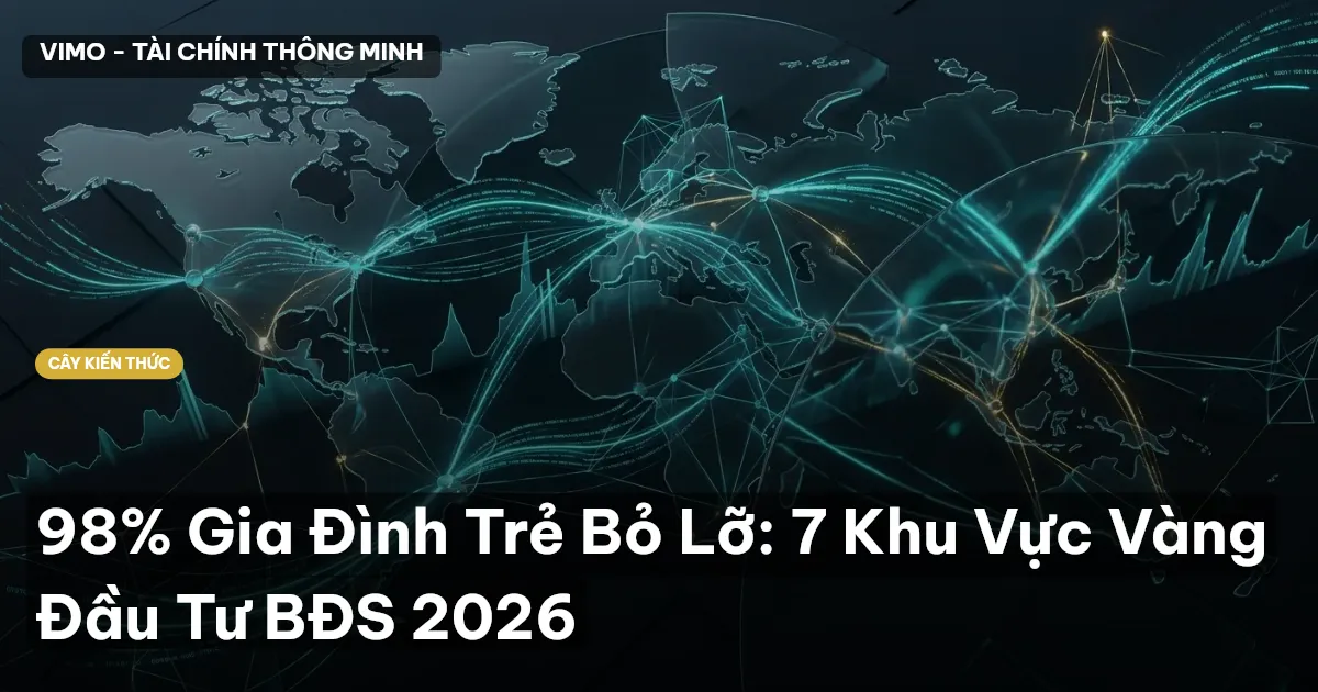 98% Gia Đình Trẻ Bỏ Lỡ: 7 Khu Vực Vàng Đầu Tư BĐS 2026