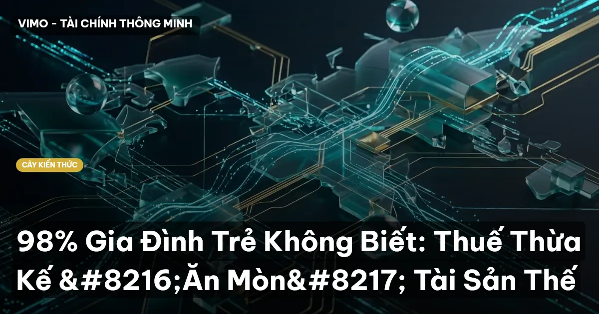 98% Gia Đình Trẻ Không Biết: Thuế Thừa Kế ‘Ăn Mòn’ Tài Sản Thế