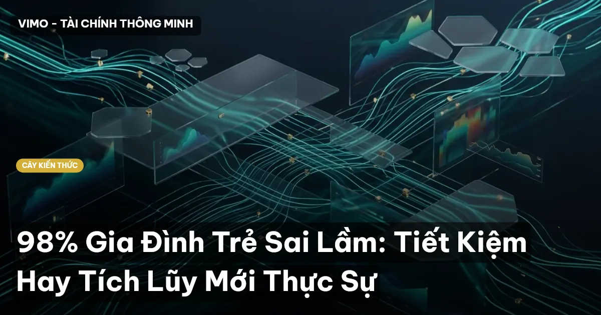 98% Gia Đình Trẻ Sai Lầm: Tiết Kiệm Hay Tích Lũy Mới Thực Sự
