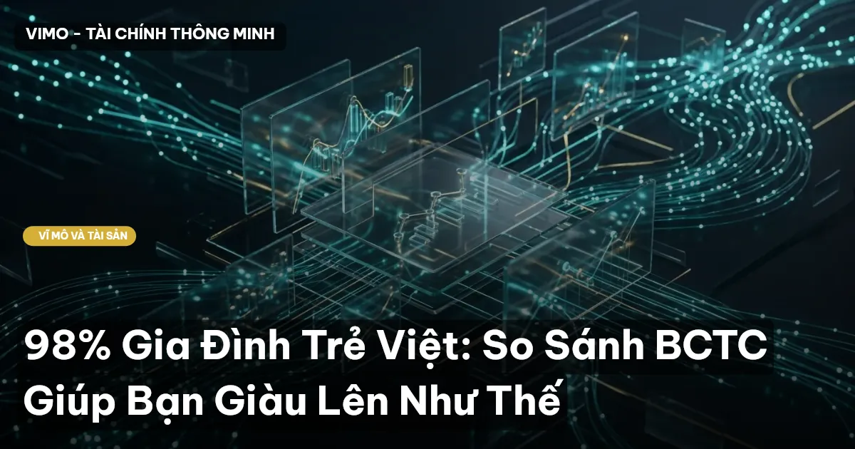 98% Gia Đình Trẻ Việt: So Sánh BCTC Giúp Bạn Giàu Lên Như Thế