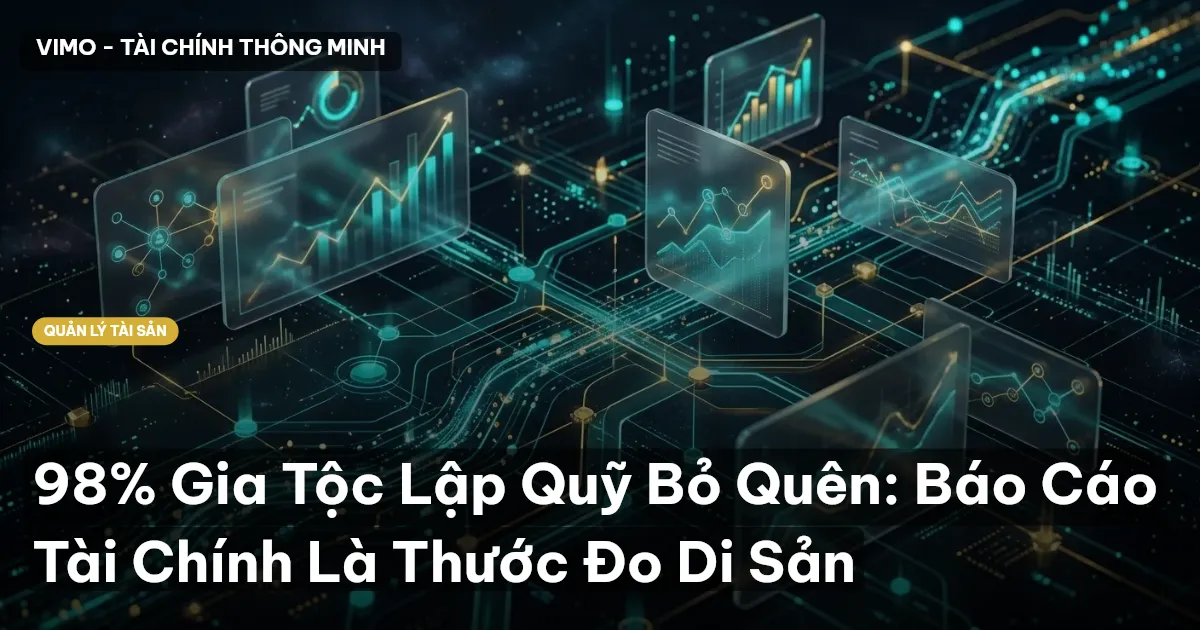 98% Gia Tộc Lập Quỹ Bỏ Quên: Báo Cáo Tài Chính Là Thước Đo Di Sản