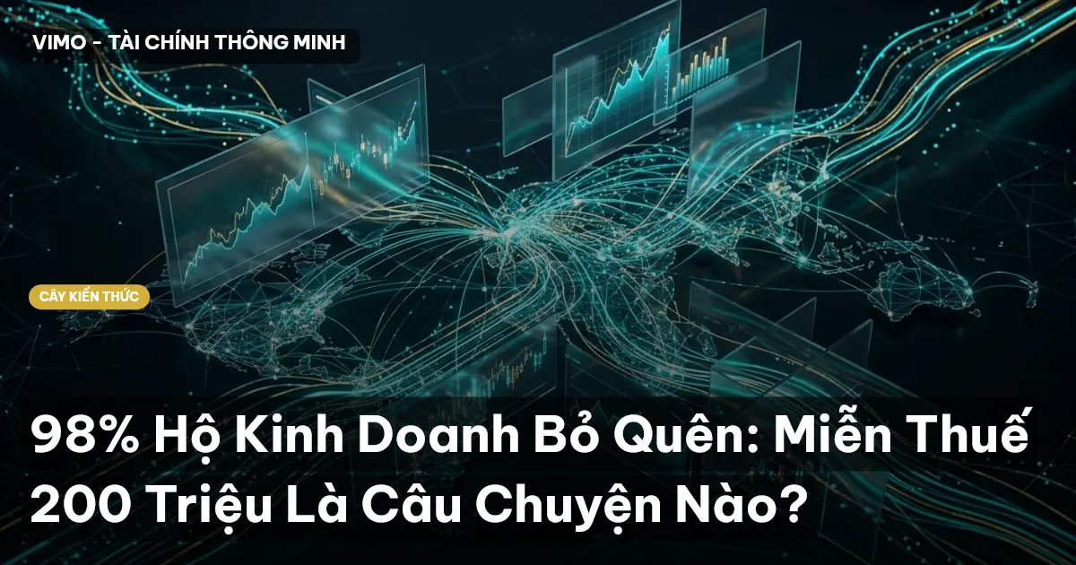 98% Hộ Kinh Doanh Bỏ Quên: Miễn Thuế 200 Triệu Là Câu Chuyện Nào?