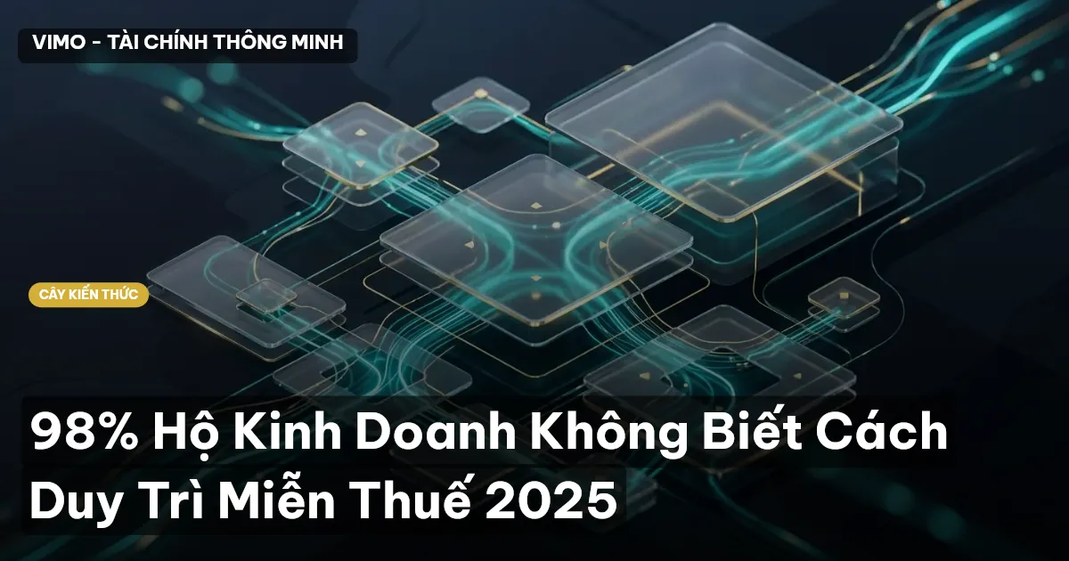98% Hộ Kinh Doanh Không Biết Cách Duy Trì Miễn Thuế 2025