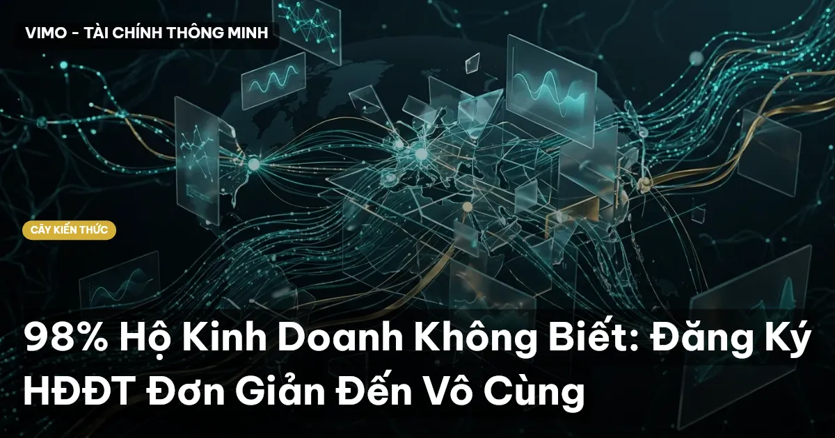 98% Hộ Kinh Doanh Không Biết: Đăng Ký HĐĐT Đơn Giản Đến Vô Cùng