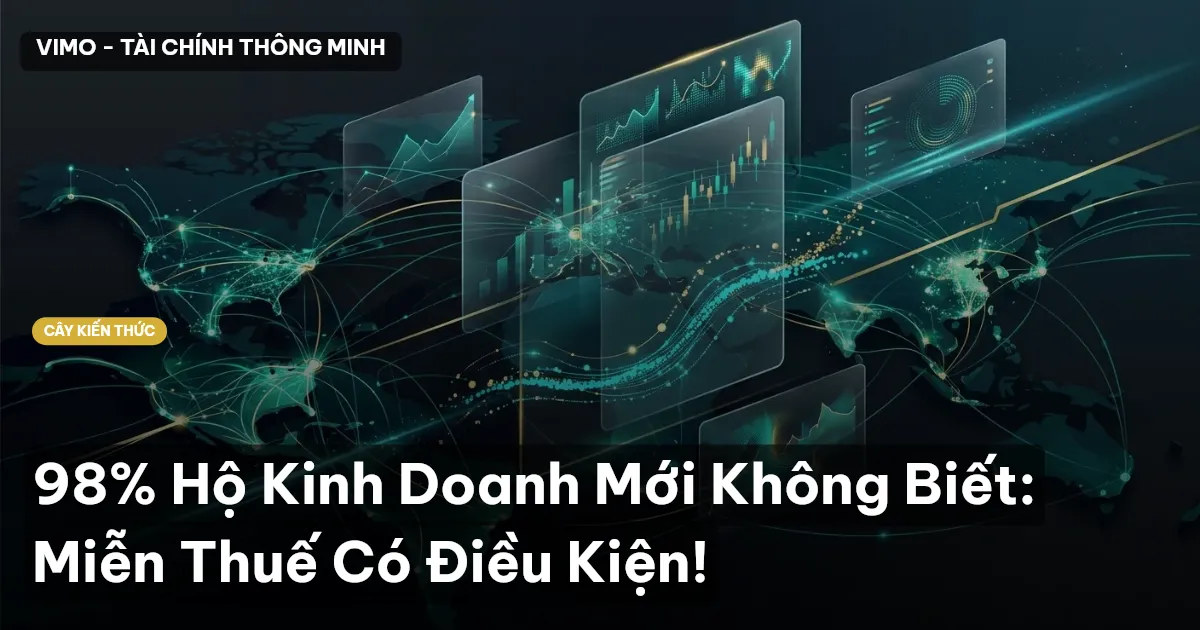98% Hộ Kinh Doanh Mới Không Biết: Miễn Thuế Có Điều Kiện!