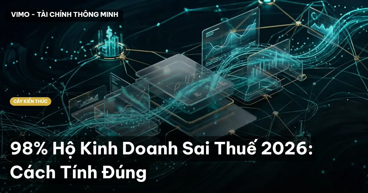 98% Hộ Kinh Doanh Sai Thuế 2026: Cách Tính Đúng