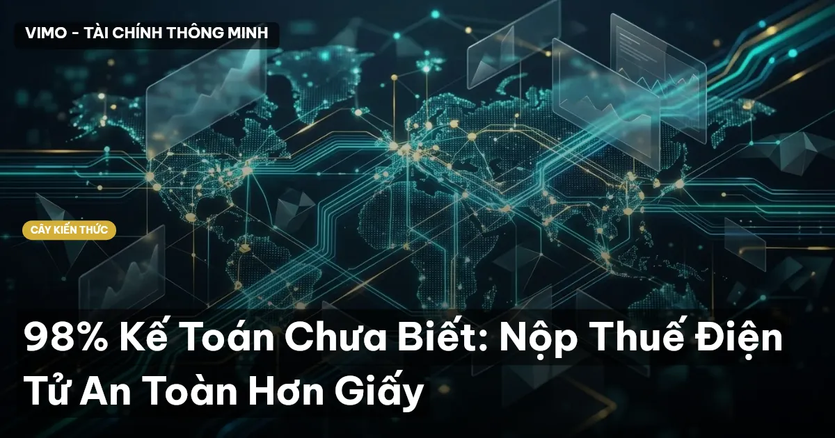98% Kế Toán Chưa Biết: Nộp Thuế Điện Tử An Toàn Hơn Giấy