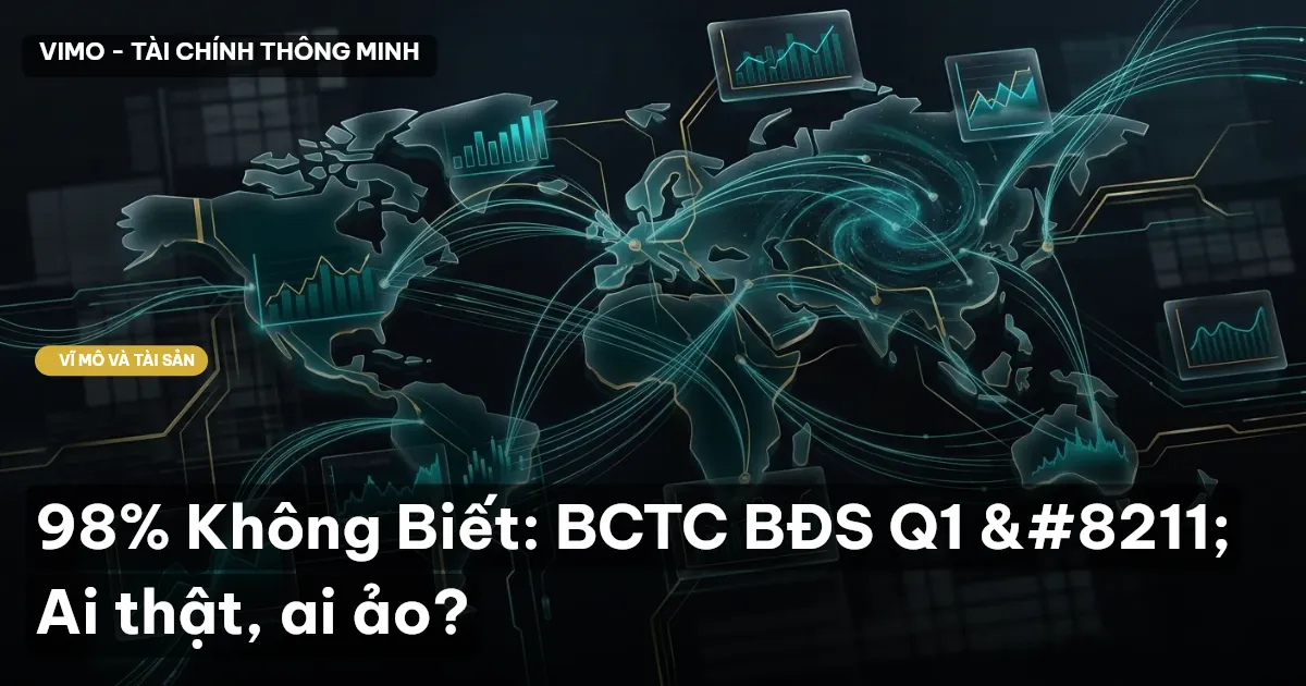 98% Không Biết: BCTC BĐS Q1 – Ai thật, ai ảo?