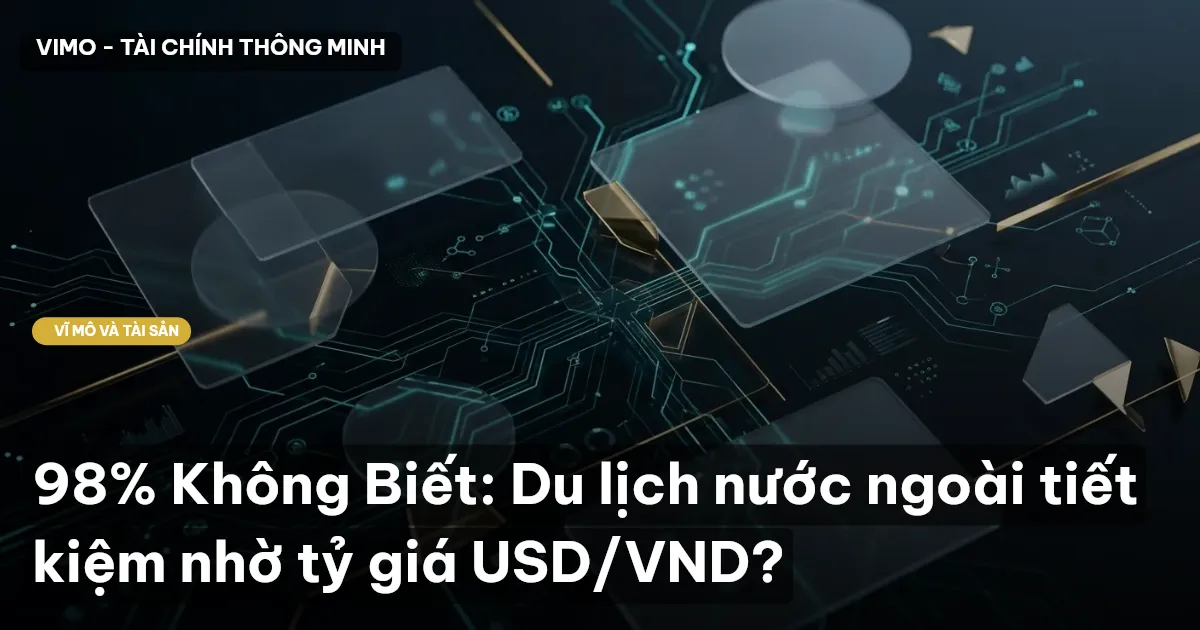 98% Không Biết: Du lịch nước ngoài tiết kiệm nhờ tỷ giá USD/VND?
