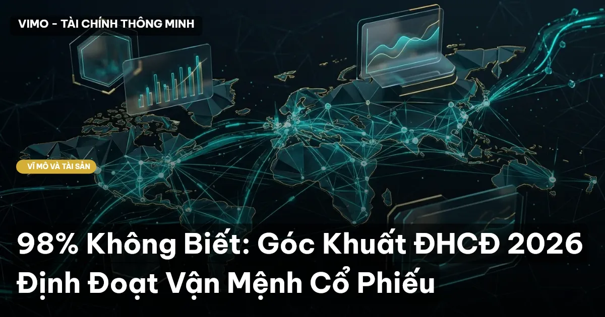 98% Không Biết: Góc Khuất ĐHCĐ 2026 Định Đoạt Vận Mệnh Cổ Phiếu