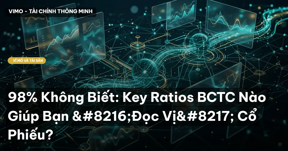 98% Không Biết: Key Ratios BCTC Nào Giúp Bạn ‘Đọc Vị’ Cổ Phiếu?