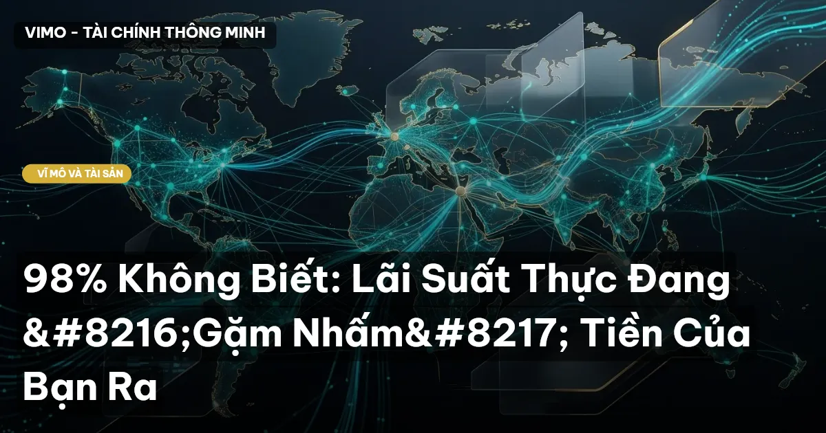 98% Không Biết: Lãi Suất Thực Đang ‘Gặm Nhấm’ Tiền Của Bạn Ra