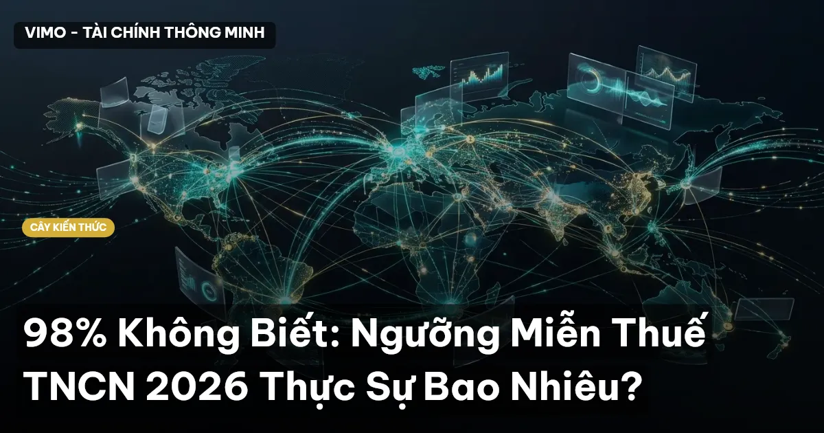 98% Không Biết: Ngưỡng Miễn Thuế TNCN 2026 Thực Sự Bao Nhiêu?