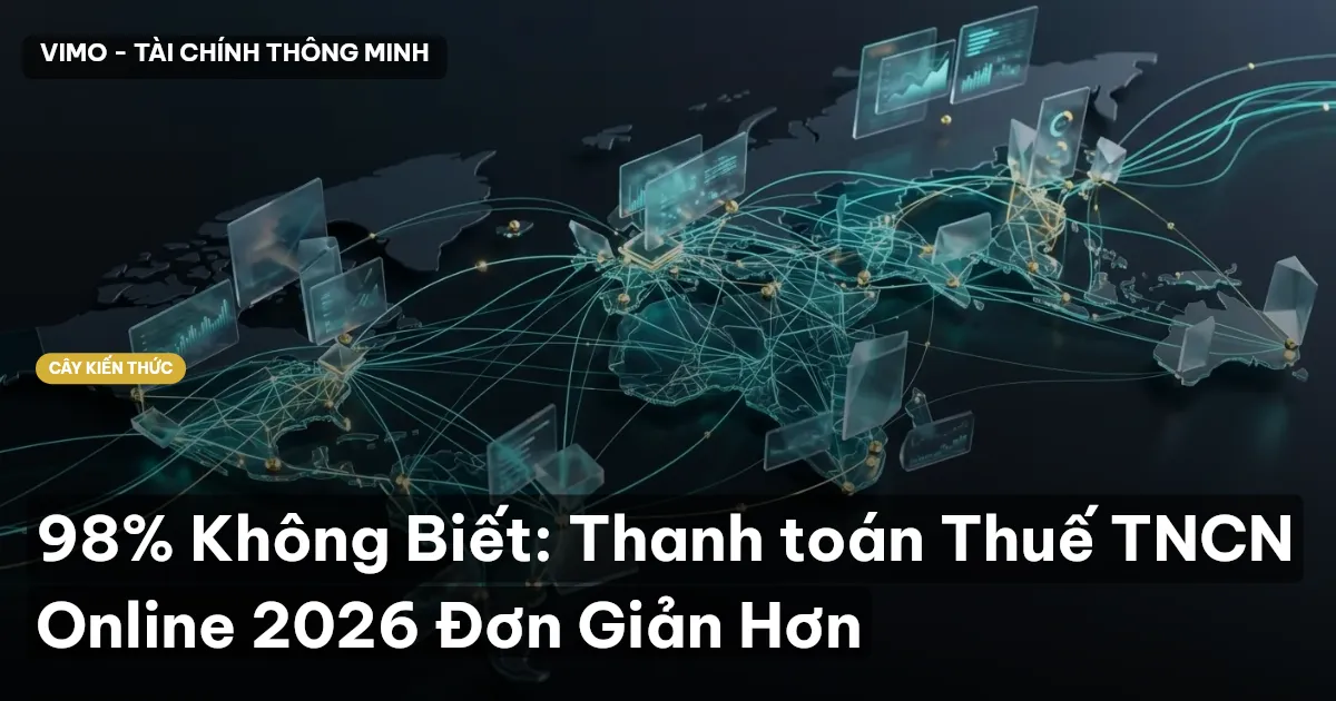 98% Không Biết: Thanh toán Thuế TNCN Online 2026 Đơn Giản Hơn