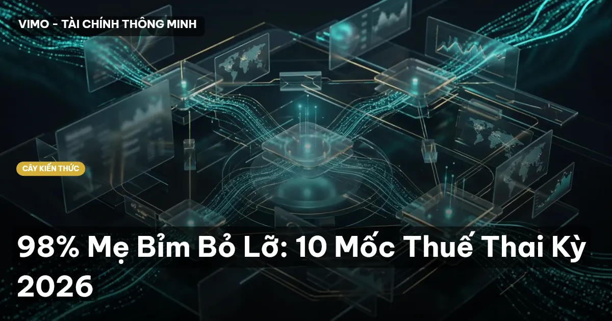 98% Mẹ Bỉm Bỏ Lỡ: 10 Mốc Thuế Thai Kỳ 2026