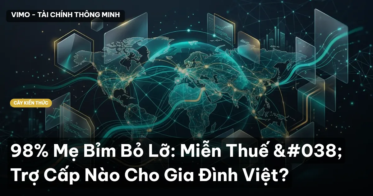 98% Mẹ Bỉm Bỏ Lỡ: Miễn Thuế & Trợ Cấp Nào Cho Gia Đình Việt?