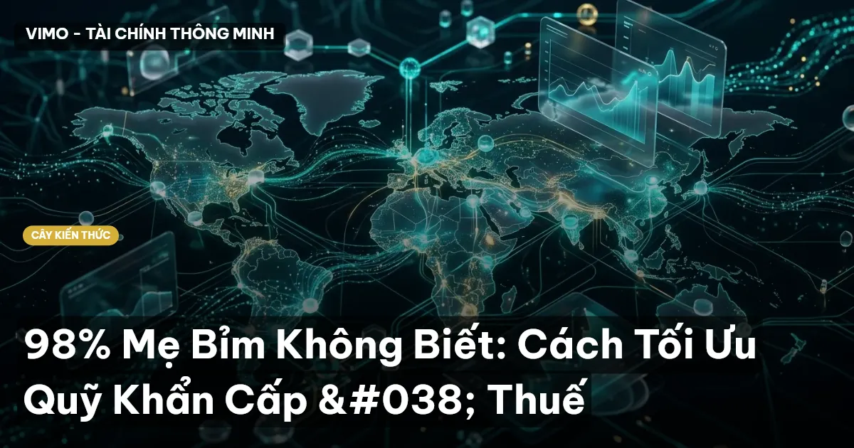 98% Mẹ Bỉm Không Biết: Cách Tối Ưu Quỹ Khẩn Cấp & Thuế