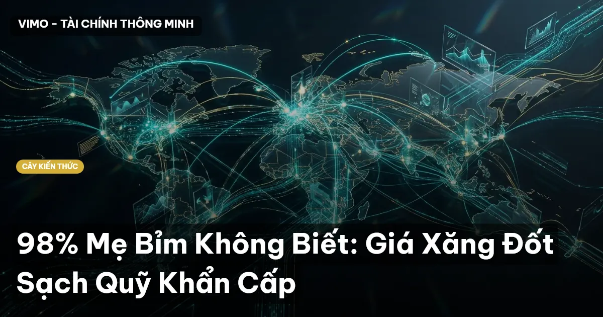 98% Mẹ Bỉm Không Biết: Giá Xăng Đốt Sạch Quỹ Khẩn Cấp