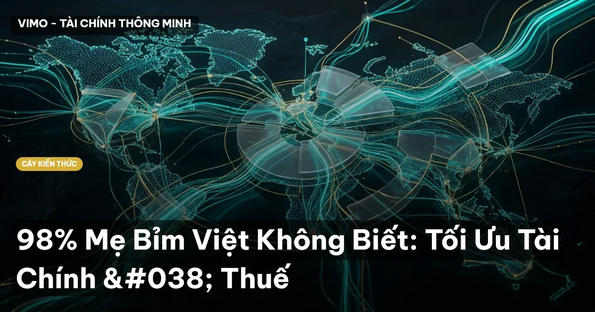 98% Mẹ Bỉm Việt Không Biết: Tối Ưu Tài Chính & Thuế